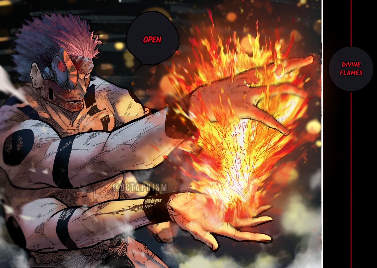 Divine Flames. 
Jujutsu Kaisen [Chap.258]
#JujutsuKaisen  #呪術廻戦 #sukuna