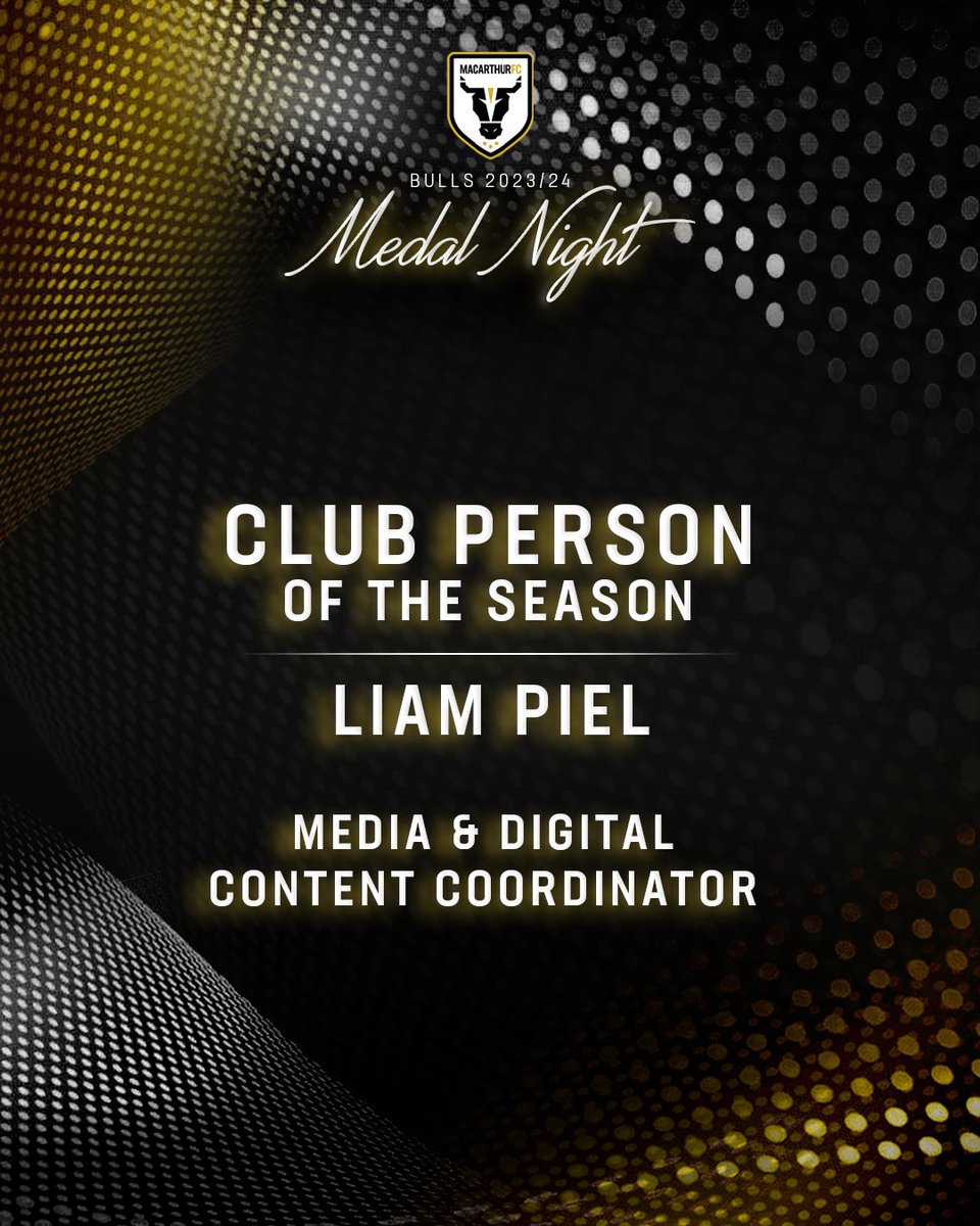 The winner of the Club Person award for 2023/24 goes to Liam Piel! 👏

#WeAreTheBulls