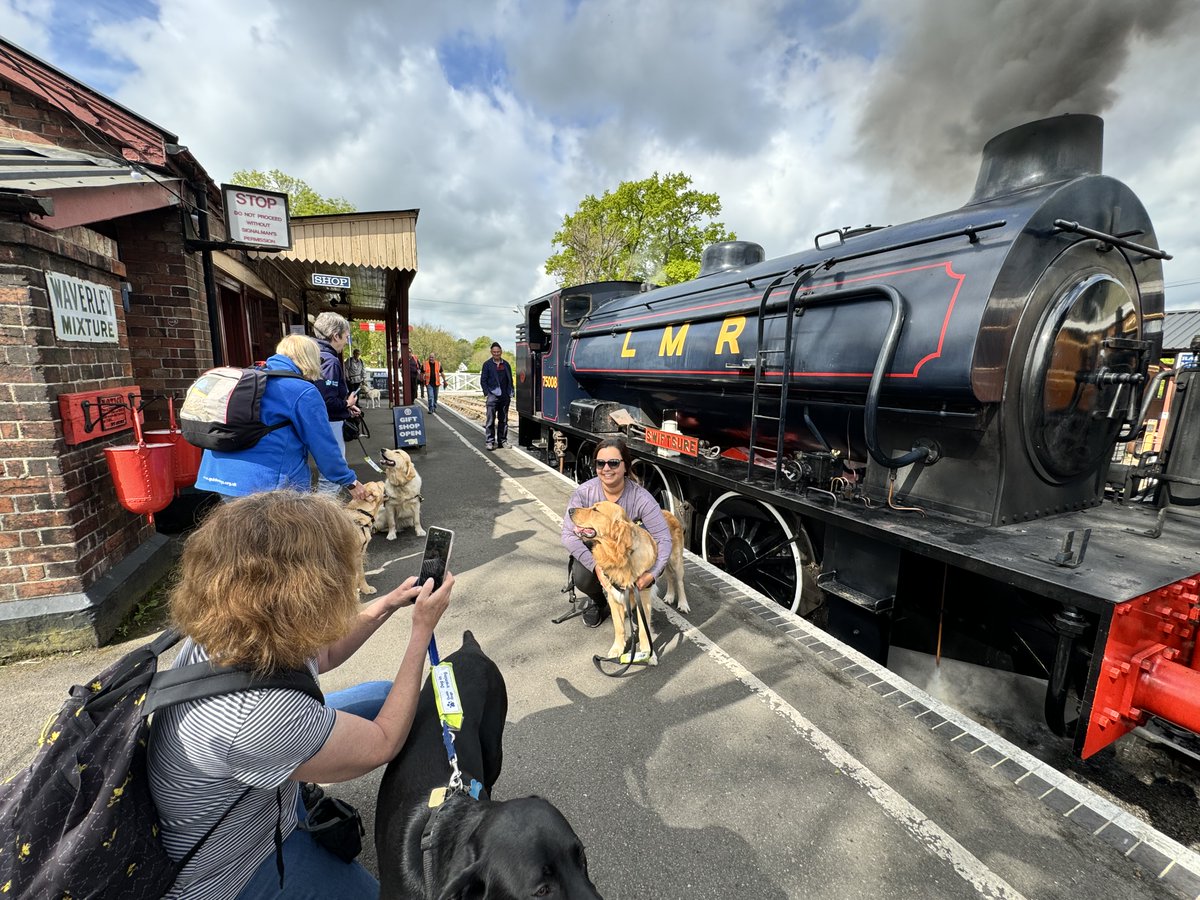 We were delighted this morning to welcome back another beautiful and very well behaved group of puppies and their Puppy Raisers, who volunteer for Guide Dogs for the Blind Ashford Branch.