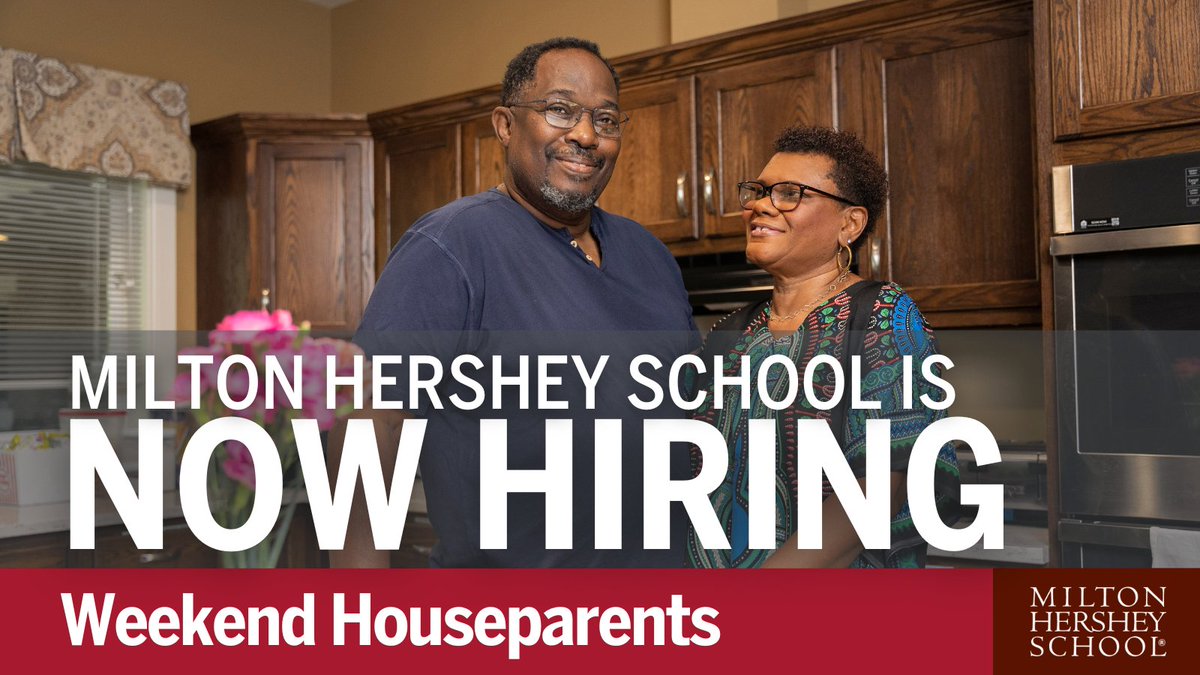 miltonhershey's tweet photo. Are you looking for an inspiring career? Become a part-time weekend #houseparent! https://t.co/E7i15t89k6 #HersheyJobs https://t.co/cOEVwghoBY