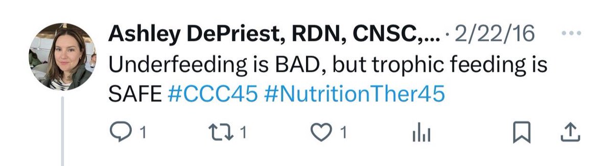 What’s changed since 2016? 

✔️Underfeeding is still bad
✔️Trophic is still safe 

❓Are we any closer to knowing optimized calories and timing for #ICUNutrition? 

I think indirect calorimetry is a valuable tool for this.