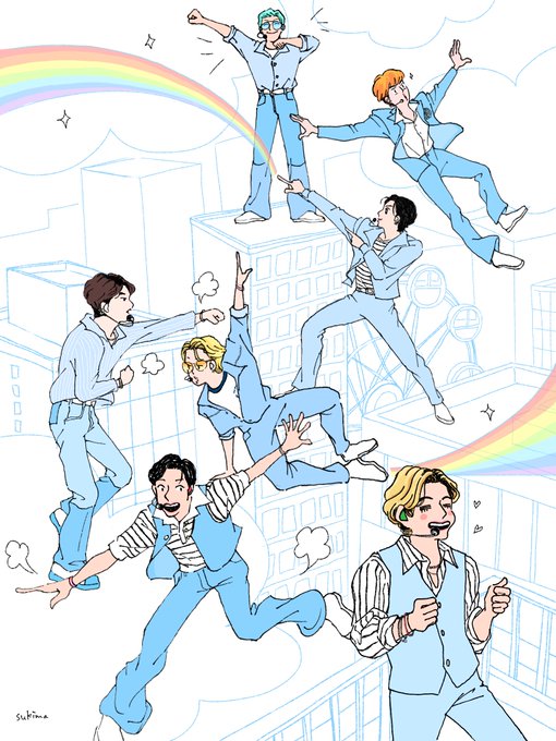 「rainbow」 illustration images(Latest｜RT&Fav:50)