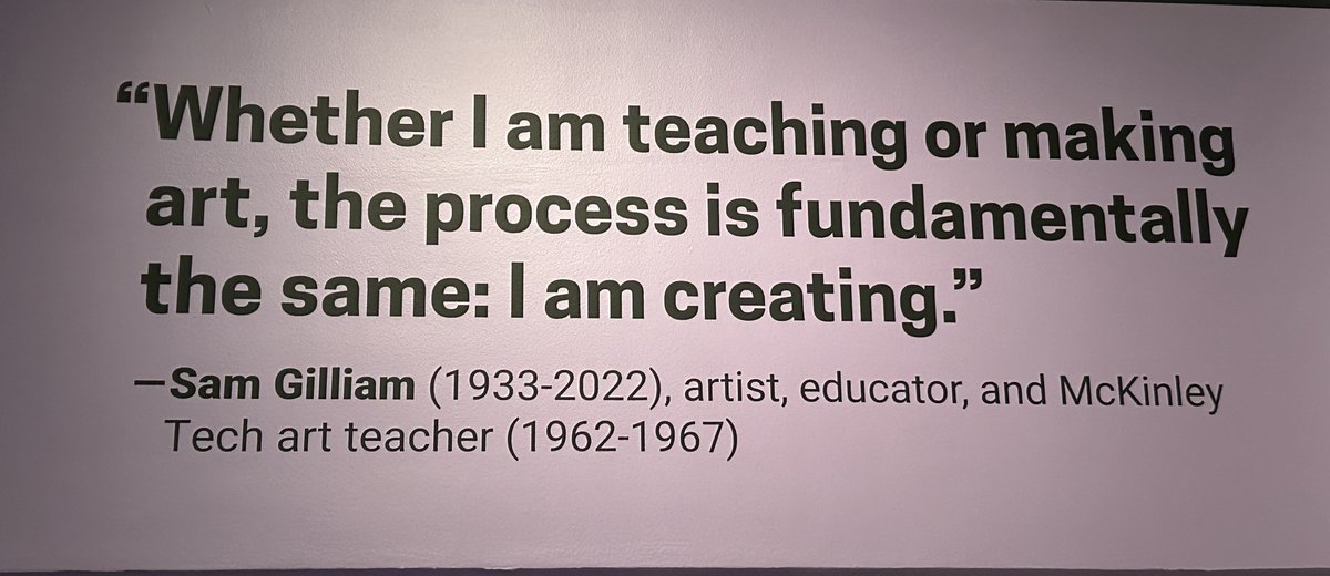 Intentionality. From being given a map of my school’s community when discussing the power of place, to sitting at a teacher’s desk in an exhibit, the @smithsonian is celebrating the education profession. Teachers, you are artists of the highest calling. @CCSSO #NTOY24