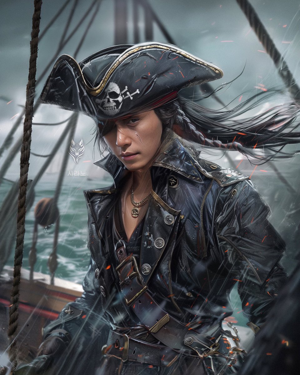 Dong Wook could be a very charismatic pirate 🖤 

#LeeDongWook 
#이동욱
#njsirano_drawing
