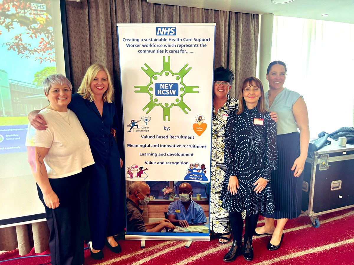 @HayleyS71786972 & I are having a fab time at the NE&Y HCSW roadshow! Fab event @chloeft79 @VBagshaw. Fab to share ideas with @lisa_guthrie3 on wisdom groups & Lisa, regional chair for the HCSW SDMC council on raising the profile of our RDaSH HCSWs #WeAreHCSWs! #TeamRDaSH