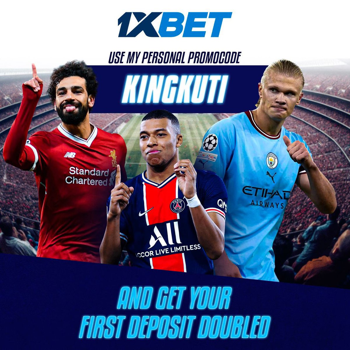 Today’s game on @1xBet_Eng Global Code 👉👉 JR8U1 Have you registered on 1xbet yet?? Register now using this link below to get 100% welcome bonus 👇👇 tinyurl.com/y9dyjcc8 Promo code 👉 KINGKUTI