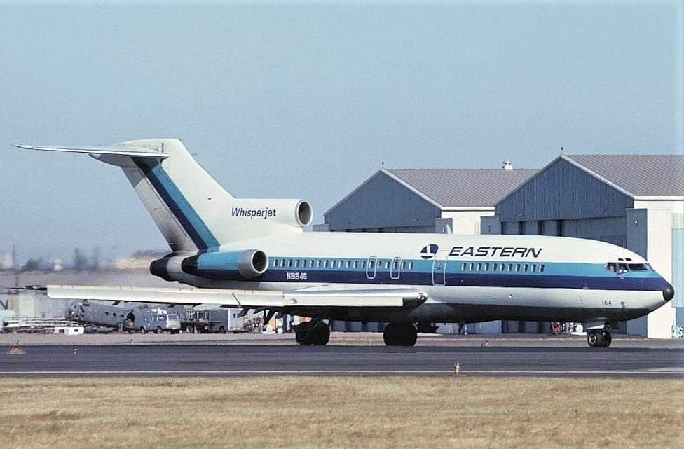 Eastern Air Lines 
Boeing 727-25 N8164G
PHL/KPHL Philadelphia International Airport
September 30, 1972
Photo Credit Bob Polaneczky 
#AvGeek #Boeing #B727 #EasternAirlines #EAL #PHL @PHLAirport #AvGeeks