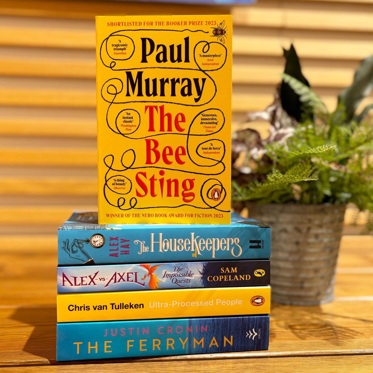 We are thrilled to announce our new Books of the Month for May! Don’t forget that you can pick up a complimentary drink in our cafe with purchase of any of the books during the month✨