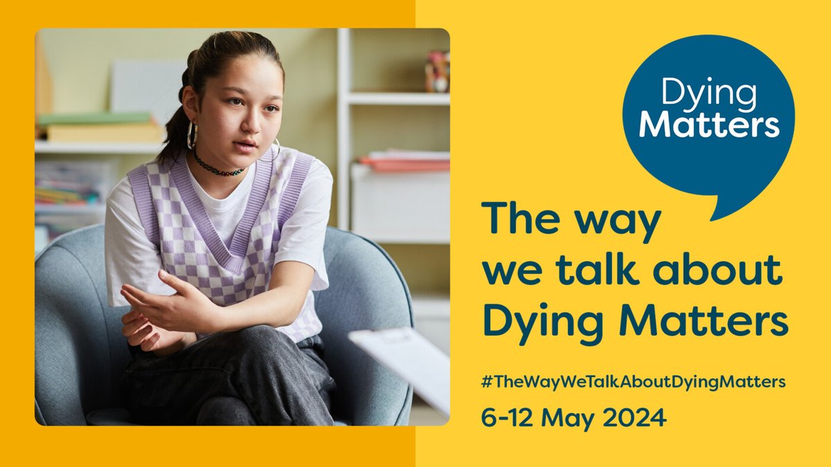 We will be taking part in @DyingMatters Awareness Week with an event in Glenside Library.

Radmyla Kryvonis will discuss 'Stories of children and young people’s palliative care in Kyiv, Ukraine'

Register here: l8r.it/Q3x7

 #TheWayWeTalkAboutDyingMatters