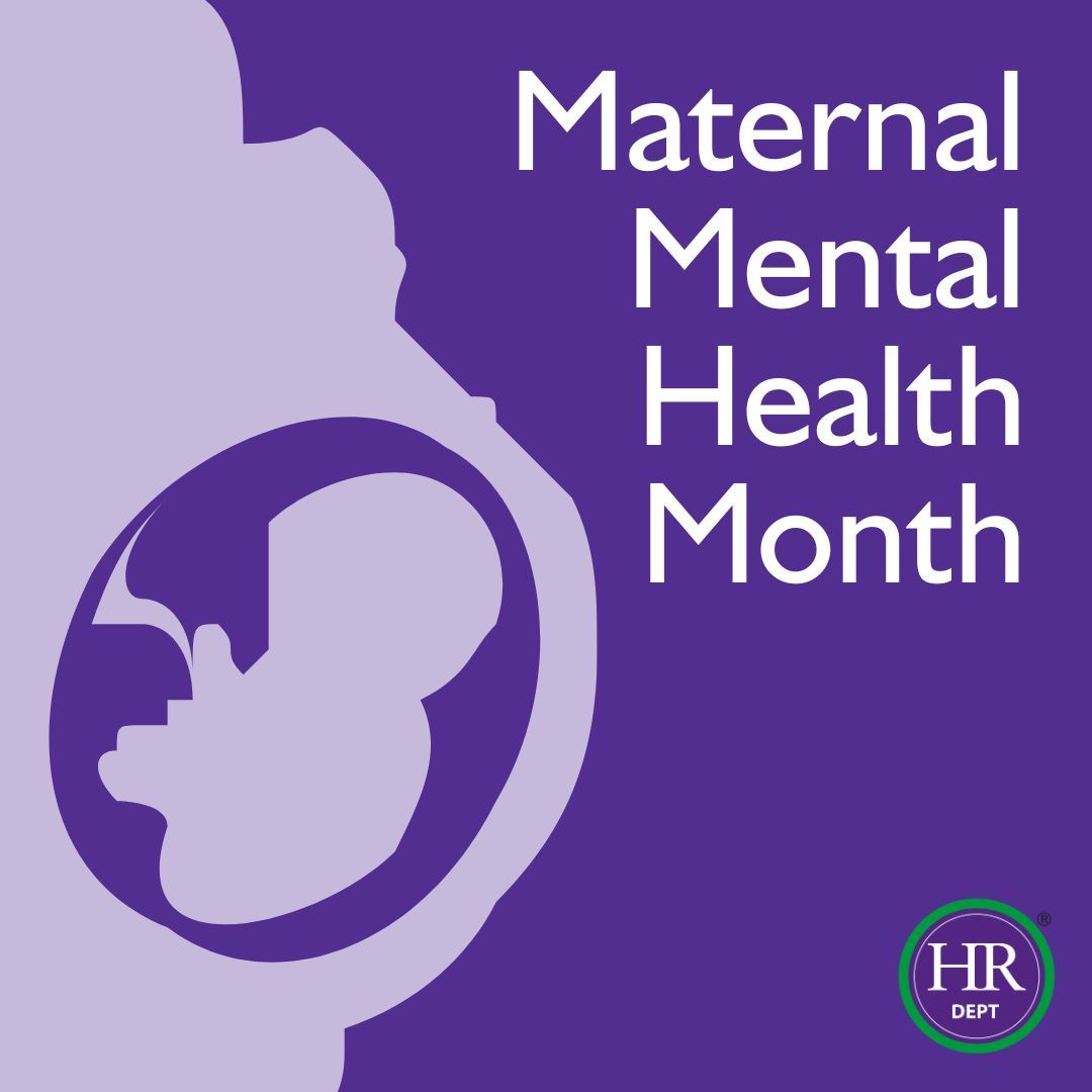 It’s Maternal Mental Health Month. A Month that aims to tackle the stigma and promote public awareness surrounding maternal mental health.  

For further advice surrounding Maternal #MentalHealth, contact The HR Dept today at buff.ly/3bZ1Lg1 

#HR #Maternity #Kent