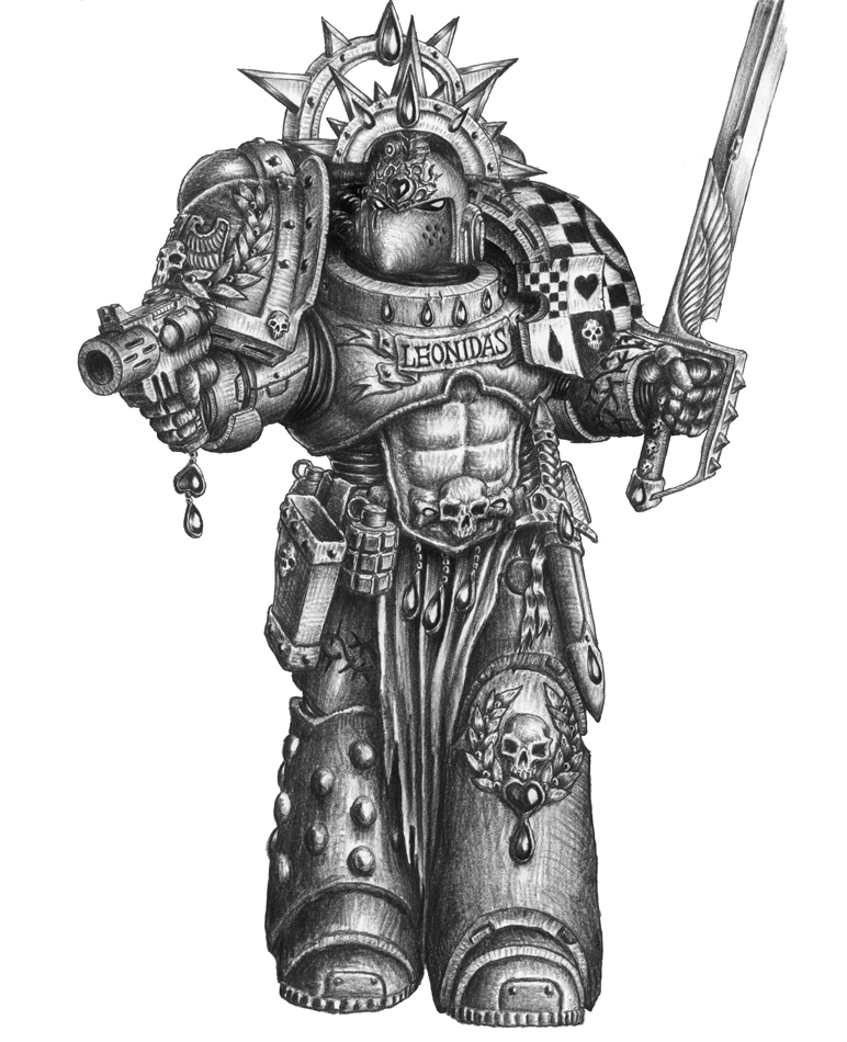 #commission
Leonidas - Lamenters Captain

#WarhammerCommunity #warhammer40000 #WarhammerArt #warhammer