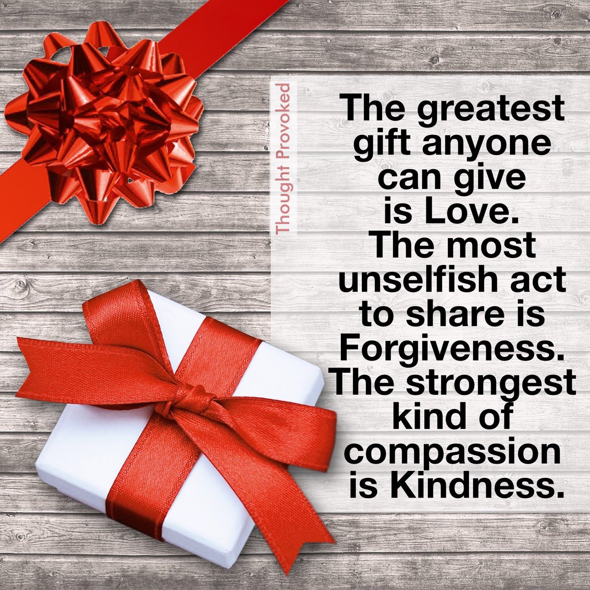 The greatest gift anyone can give is love. #motivation #IQRTG