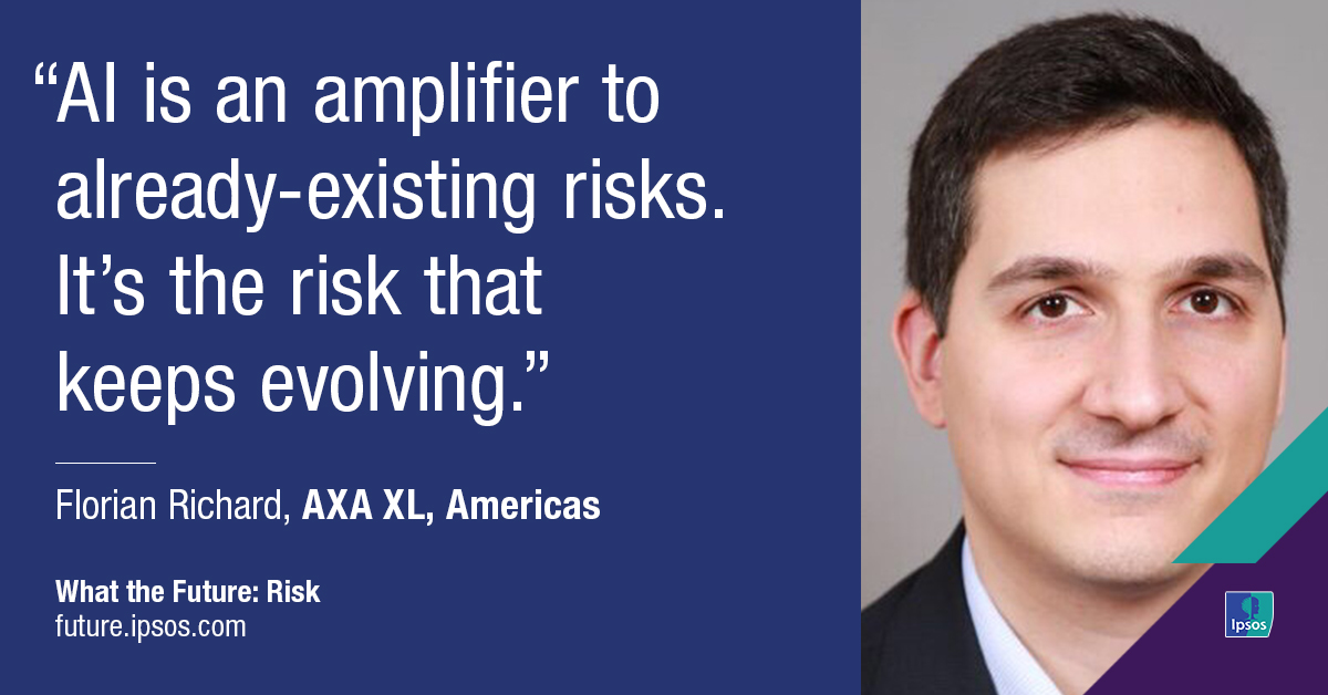 In an uncertain world, staying on the safe side is easier said than done. AXA XL’s Florian Richard explains how brands can use foresight to adapt to the risks of today (and anticipate the risks of tomorrow). Read more in What the Future: Risk: ipsos.com/en-us/future/w…
