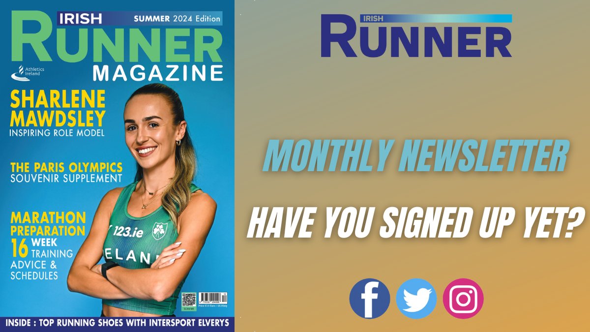 📣IRISH RUNNER MAY NEWSLETTER! Sign up today to the Irish Runner Magazine Monthly Newsletter and stay up to date with all the latest news from the Irish athletics scene🤩 Sign up for free👇 irishrunner.ie/join-now/