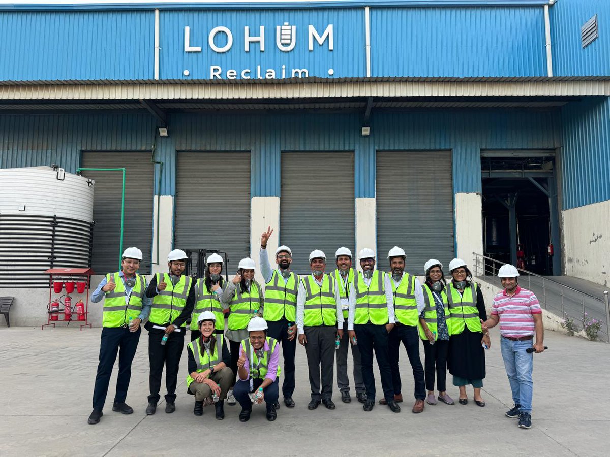 Day 2 of ‘Critical Minerals Summit: Enhancing Beneficiation and Processing Capabilities' concluded with a tour of @lohum, a battery recycling and material refining company in Greater Noida, attended by industry reps, CSOs, government labs, and embassy officials.