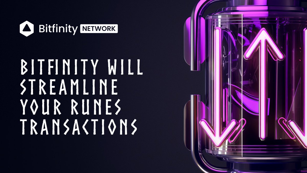 Bitfinity is not only simplifying #Runes transactions but also encouraging the growth of #DeFi applications.
The dynamic duo of #Bitfinity and Runes is set to revolutionize the landscape of BTCFi.
#BuildOnBitfinity #BitfinitySummer