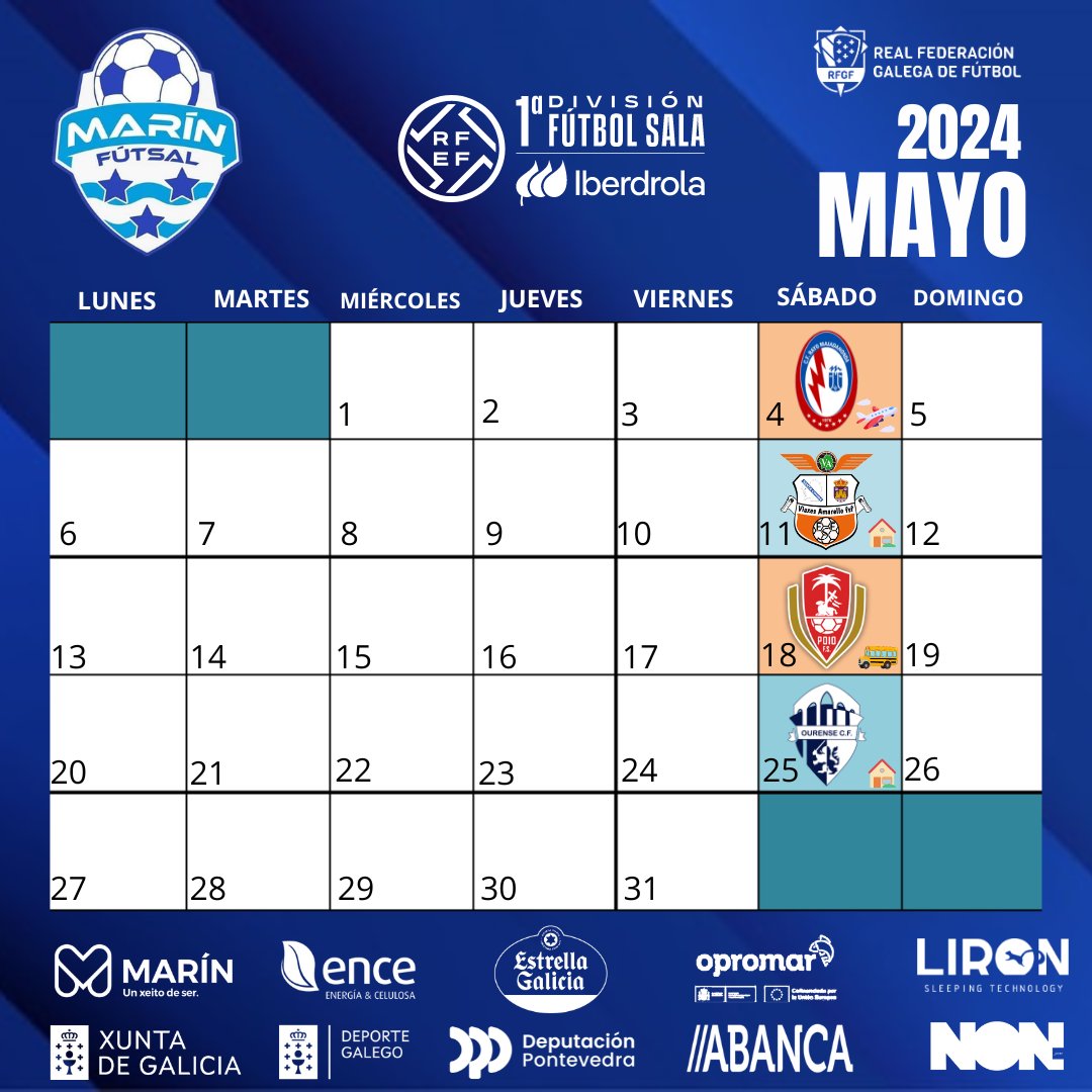 ⚽🩵⚽ ➖ Nuestras chicas del Ence Marín Futsal afrontan el último mes de competición. ➖ Cuatro finales para conseguir el objetivo #𝙡𝙖𝙞𝙡𝙪𝙨𝙞𝙤𝙣𝙦𝙪𝙚𝙣𝙤𝙨𝙪𝙣𝙚 #xuntadegalicia #concellodemarin #enceplansocialpontevedra #deputaciondepontevedra #deportegalego #non