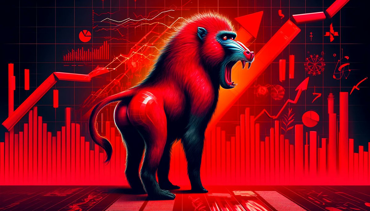 📉 Crypto market today: Redder than a baboon's backside! But #HODL on tight, it's not a loss until you sell!