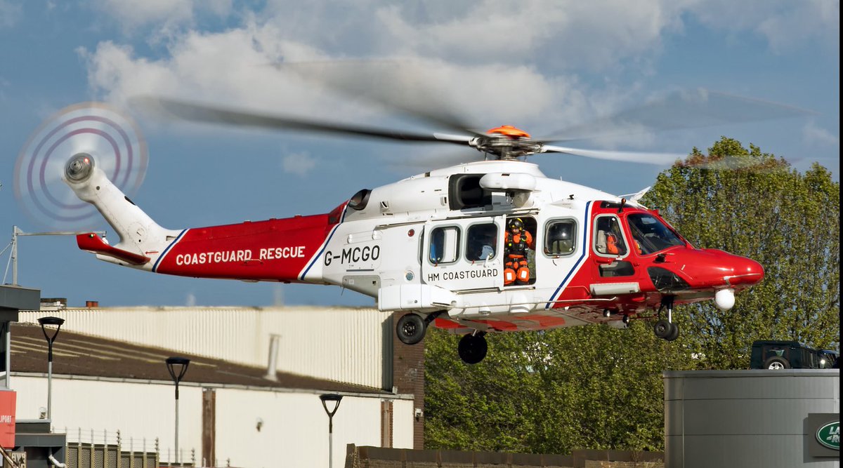 Coastguard 163 (G-MCGO - A189) of @HMCoastguard with ops by @bristowgroup departing @LondonHeliport Battersea on a training flight as SRD163 to Lydd Airport before a quick recce of King’s College Hospital 
30-04-2024

 #hmcoastguard #agustawestland #agustawestlandaw189 #a189 #sar