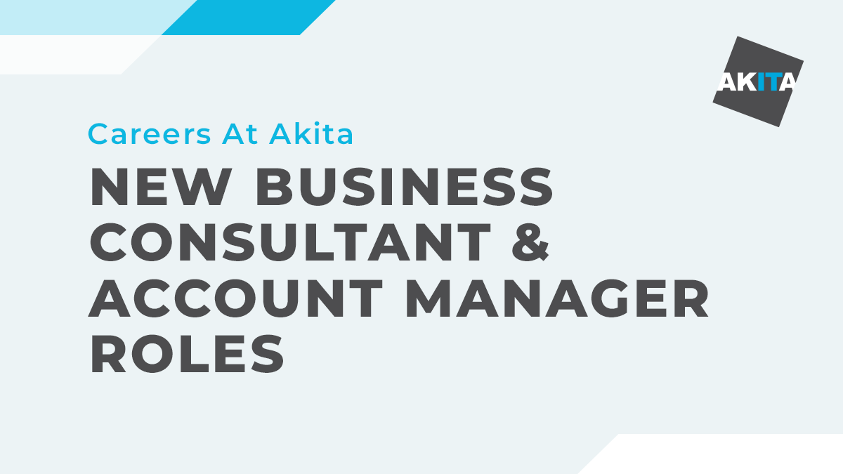 Be part of our growth: join our business development team with our fantastic roles: #careers #accountmanager #newbusiness #sales #hiring #recruiting akita.co.uk/careers/