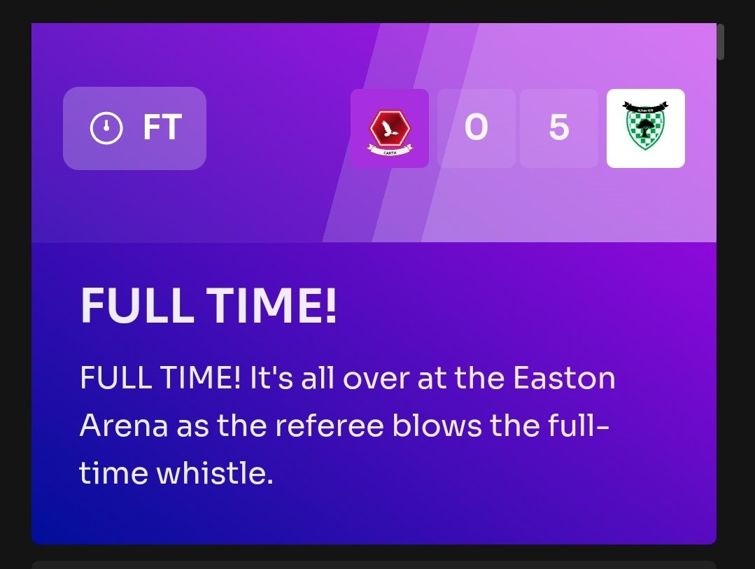 CarthFC's tweet image. Terrible 1st half, terrible result, and a terrible performance. Just a terrible day all in all, moving on as quickly as we can 🦅