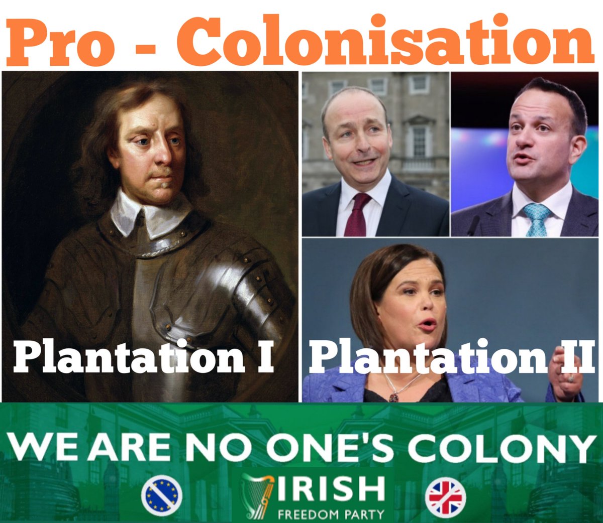 @Ogra_SF Oppose the colonisation of Ireland. Say No to the New Plantation, which is supported by #SinnFein