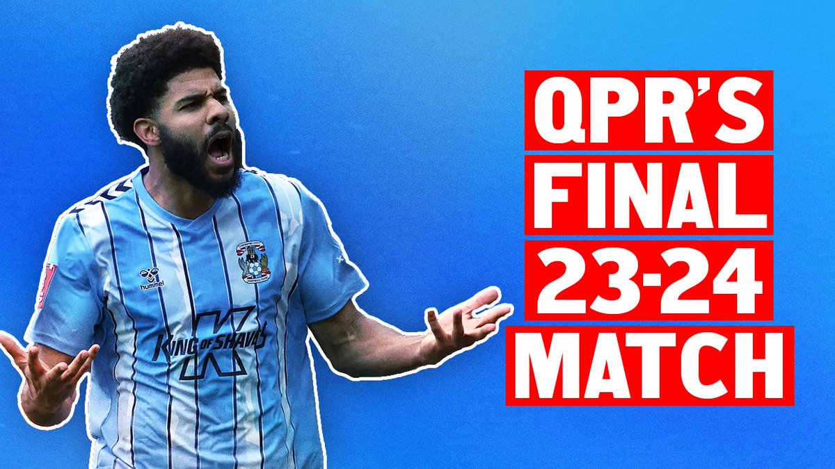 🚨 NEW VIDEO: #QPR v #CoventryCity match preview

It's been another impressive season for Coventry despite the loss of Gyökeres and Hamer last summer - but a lack of squad depth has seen them fall short of an FA Cup final and a second successive Play-Off scrap.

Link below 👇