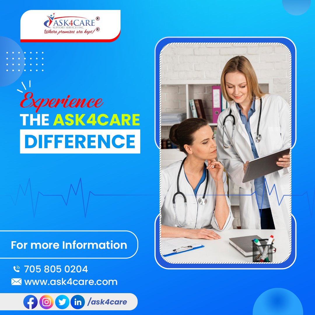 Experience the Ask4Care difference with our commitment to excellence and personalized care for you and your loved ones. #eldercare #homehealth #Ask4Care