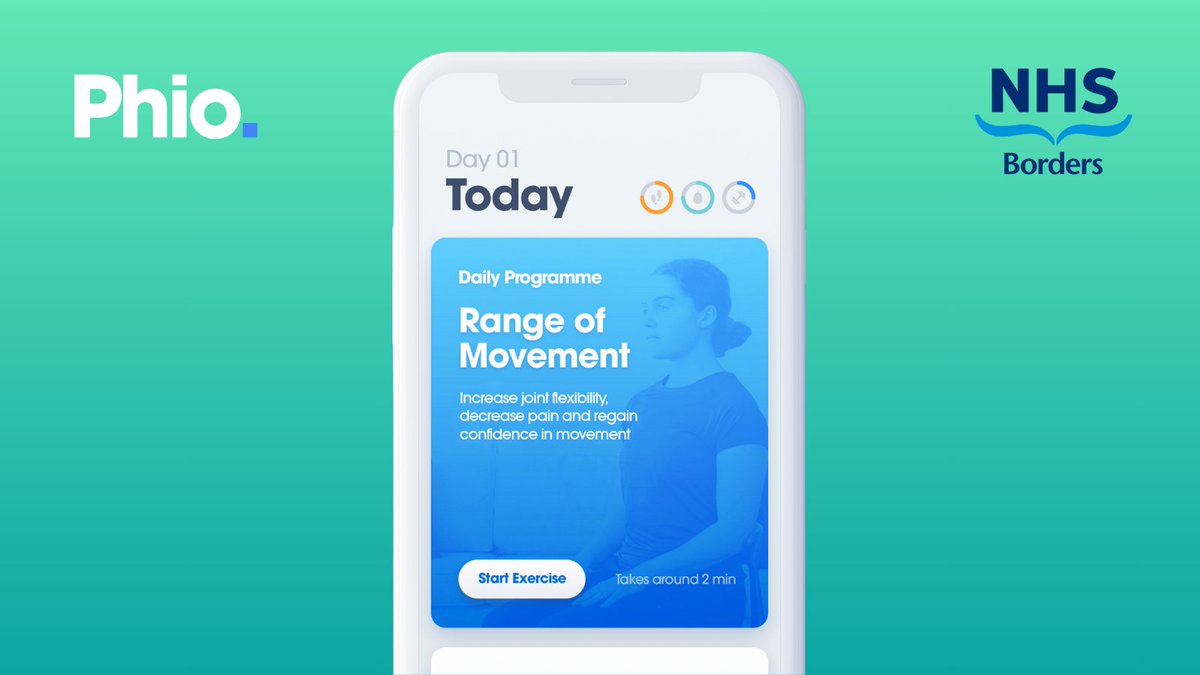 From today Borderers who are eligible will have the option to use the Phio app to help support them with joint, muscle or back injuries Phio can guide you to the right care in the right place and offers personalised self-management support More info 👉 nhsborders.scot.nhs.uk/phio-app