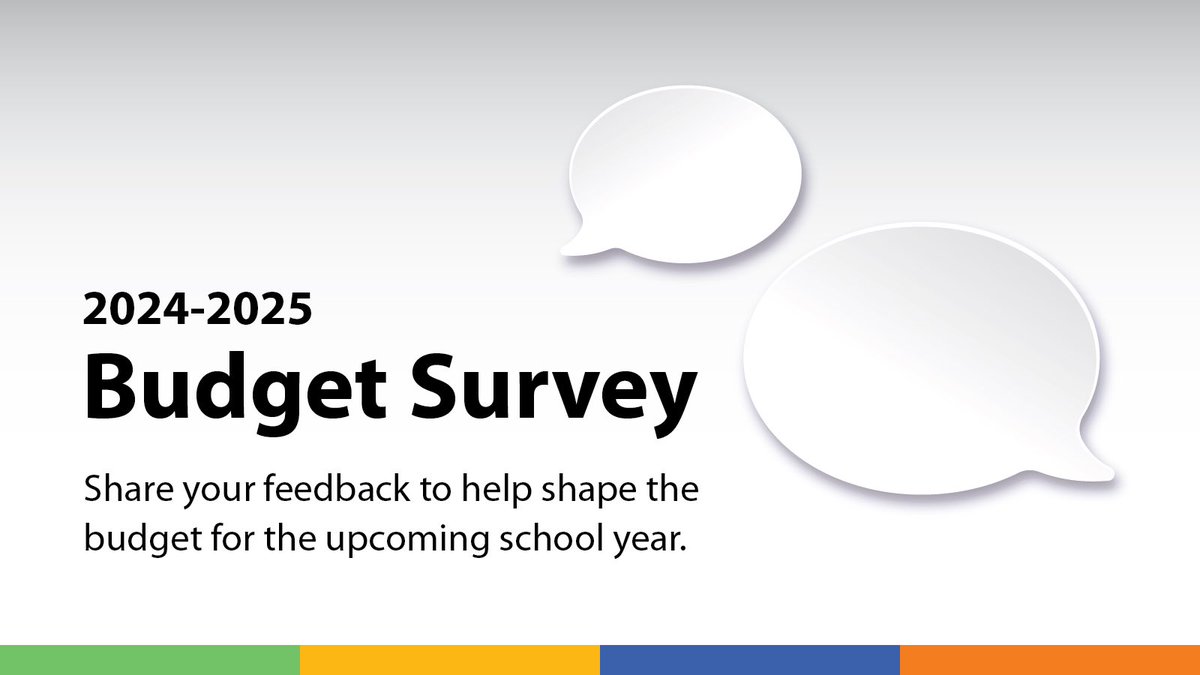 Your feedback is an important part of @tdsb budget process. Fill out our brief survey by Friday at noon to let us know what matters most to you. Learn more: tdsb.on.ca/home/ctl/Detai… Complete survey here tdsb.ca1.qualtrics.com/jfe/form/SV_06… #onted #NewDeal #FundPublicEducation