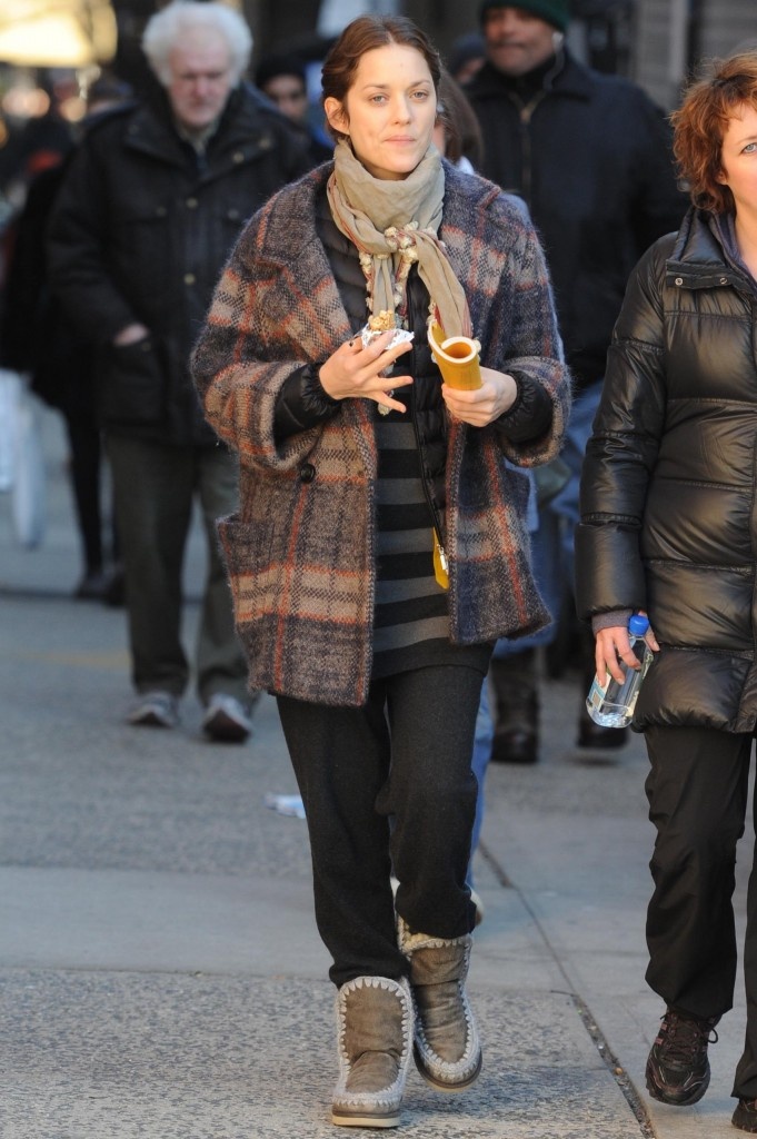 Marion Cotillard rocking the Mou Eskimo 18's ✨ #MouFashion #CelebStyle