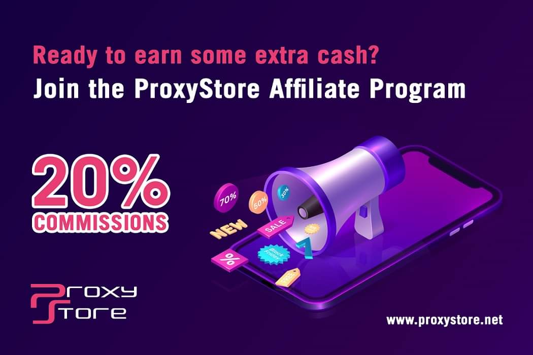 proxystorenet's tweet image. Ready to earn some extra cash? Join our Affiliate Program and start making money with us! It's simple:

🎯 Refer new customers to ProxyStore
💰 Earn a 20% commission on their purchases
🔁 Get paid for every payment they make on our website. #affiliate

👉 proxystore.net/join-affiliate…