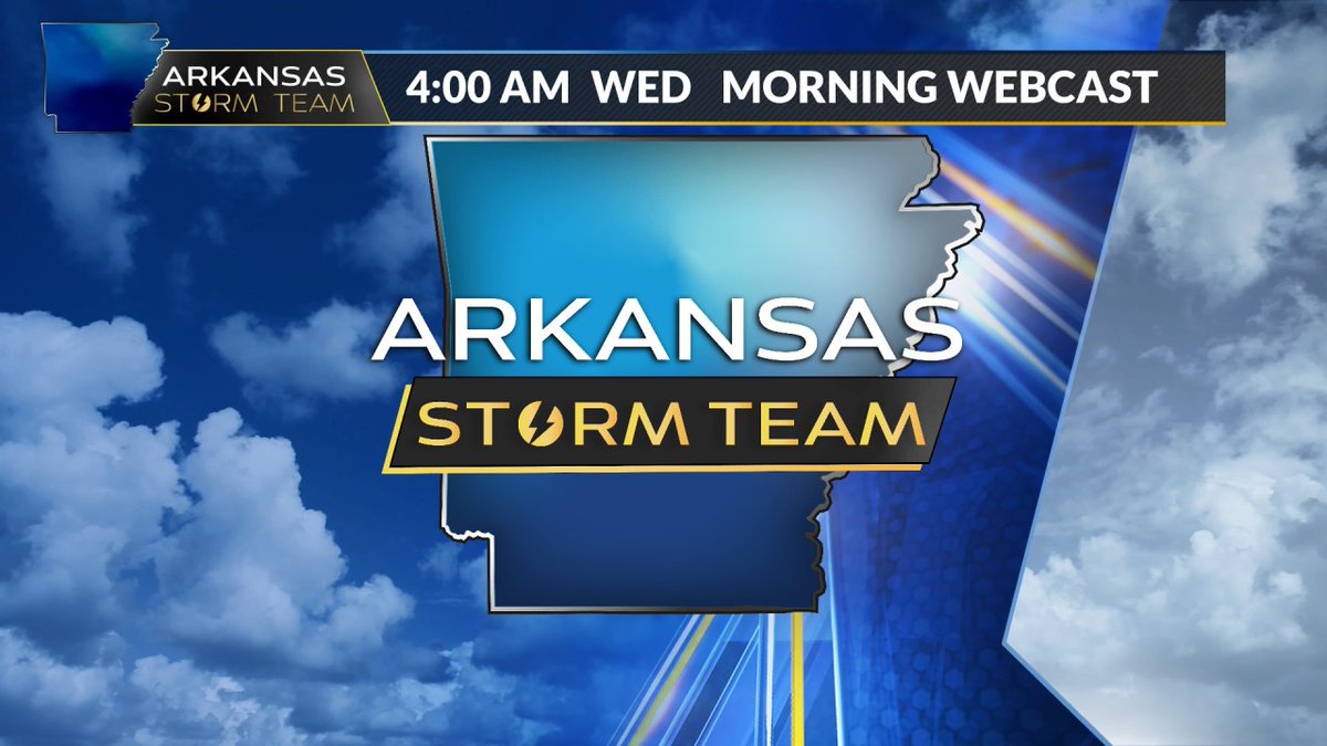 Arkansas Storm Team Forecast: It'll be a warm Wednesday with morning clouds but afternoon sun. trib.al/o2ZIMFR