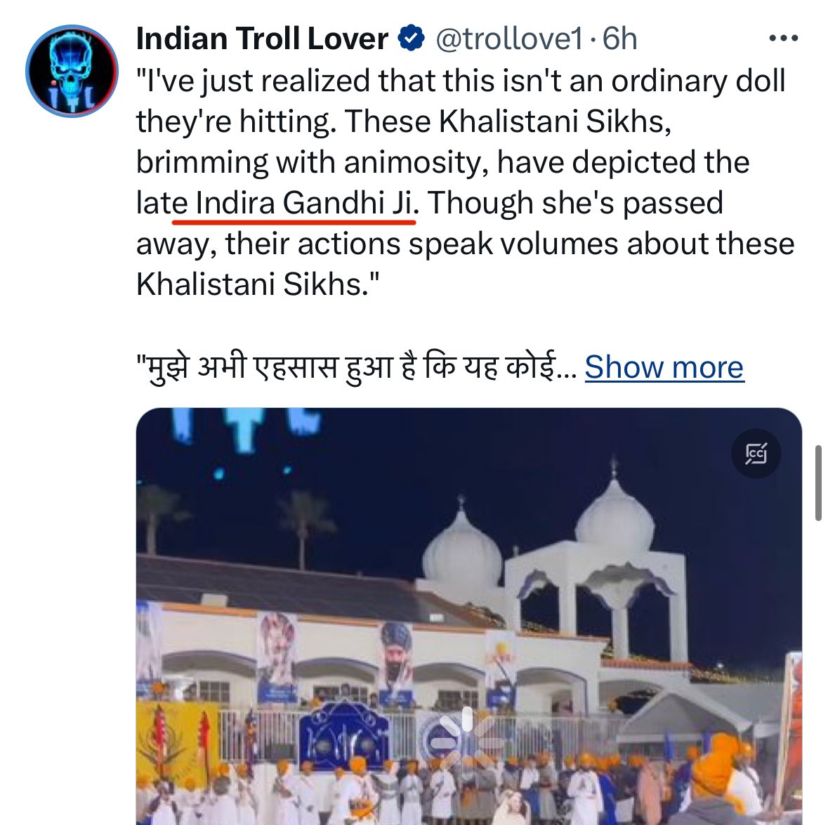 One primary reason why Sikhs don’t trust RSS in Punjab is that many fake Shiv Sena goons & Arya Samajis who hate Sikhs in Punjab have metamorphosed into sangh & currently controlling the narrative of RSS in Punjab i.e. amplifying the anti-Sikh agenda. In 80s and 90s, under the…