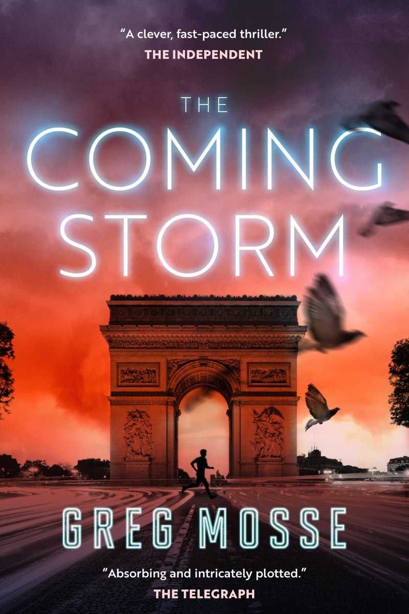 An excellent interview - probing and well researched - with @LondonLive on #TheComingStorm from @moonflowerbooks and me :) to run on tomorrow night's news ...