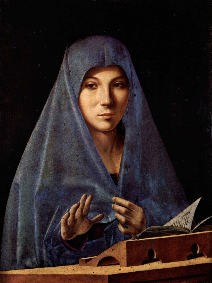 Antonello da Messina, Annunciata di Palermo, 1474.