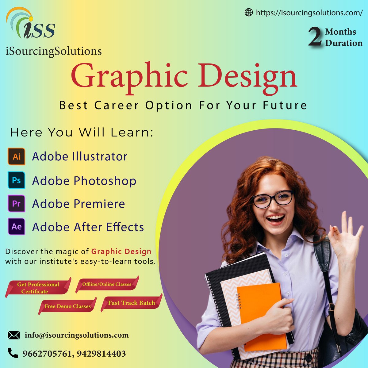 Our institute's graphic design tools are here to empower you.
#GraphicDesign #Animation #Illustration #MotionGraphics #DigitalArt #VisualEffects #GraphicArt #Cartoon #Storyboarding #3DAnimation #CharacterDesign #VectorArt #ArtDirection
#Typography #LogoDesign #VideoEditing