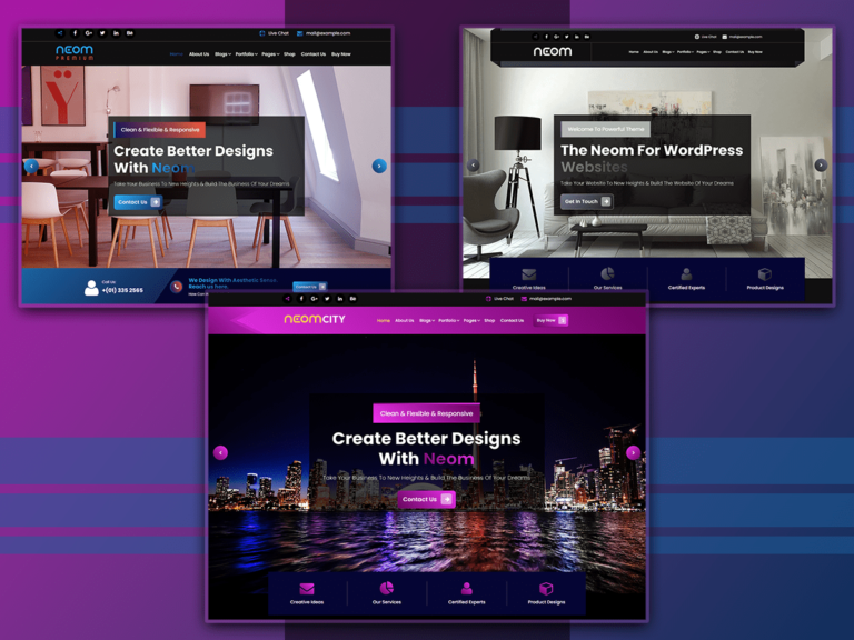 Build a stunning website with Neom Premium Theme!  
This powerful & responsive theme is perfect for any business or portfolio.  
#WordPressThemes #WebsiteDesign 

Create your own website now: bit.ly/3P4uCQa