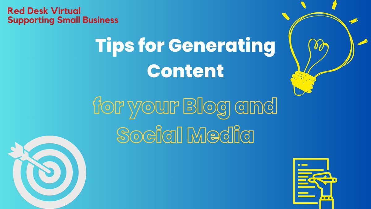 Tip for generating new content... Do you write a newsletter? Use this content for website blogs or social media posts! Read our blog for more ideas
buff.ly/4d0C7SP 
#Content #ContentManagement #ContentWriter