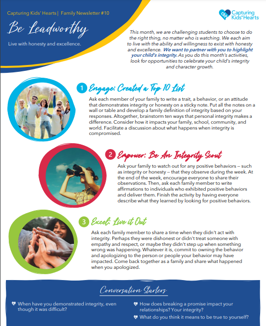 PlaquemineHigh's tweet photo. This month, we're diving deep into the theme of integrity as part of our Capturing Kids Hearts program. Throughout May, we'll be focusing on the value of living an honest life and nurturing integrity in our students.
#PromotingHighStandards #iheartckh https://t.co/d8br6g41Jj