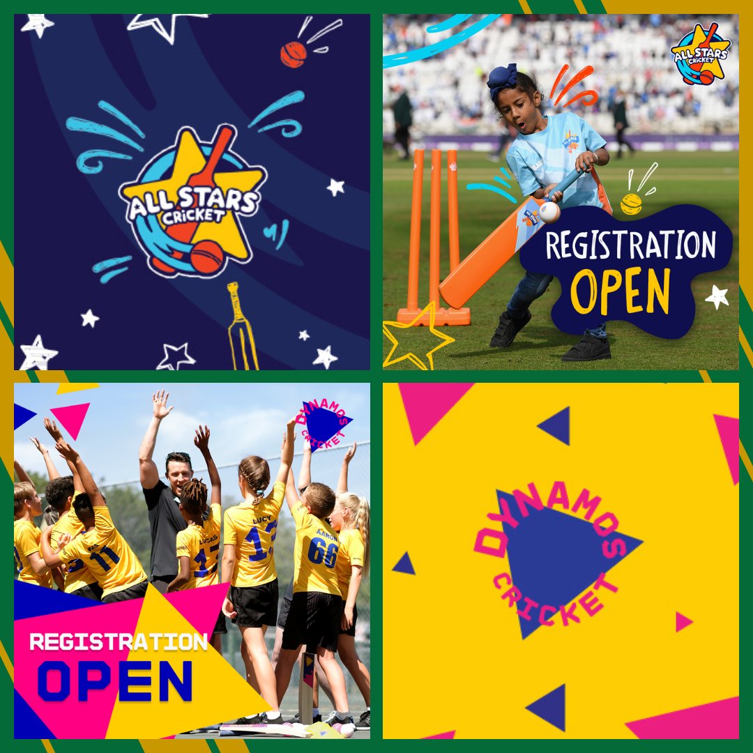 Calling all 5-11 year old boys & girls, whether you are new to cricket or already love it!

Fun programmes to develop their skills & make new friends.

Register for @allstarscricket & @DynamosCricket today!

Find a participating club:
ecb.co.uk/play/all-stars

🦢🏏 #BucksCricket