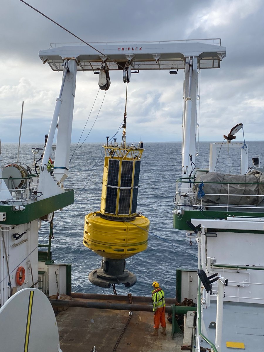 That's a wrap for #AIMSIR CE24006! ✅#IMDBON #M6 deployed & recovered ☑️Deep Sea Mooring deployed ✅Seabed Pressure sensor deployed ☑️LanderPick with Fibre Optic Cable successfully deployed 4 seabed landers 🙏Thank you to the RV Celtic Explorer crew for their hard work!
