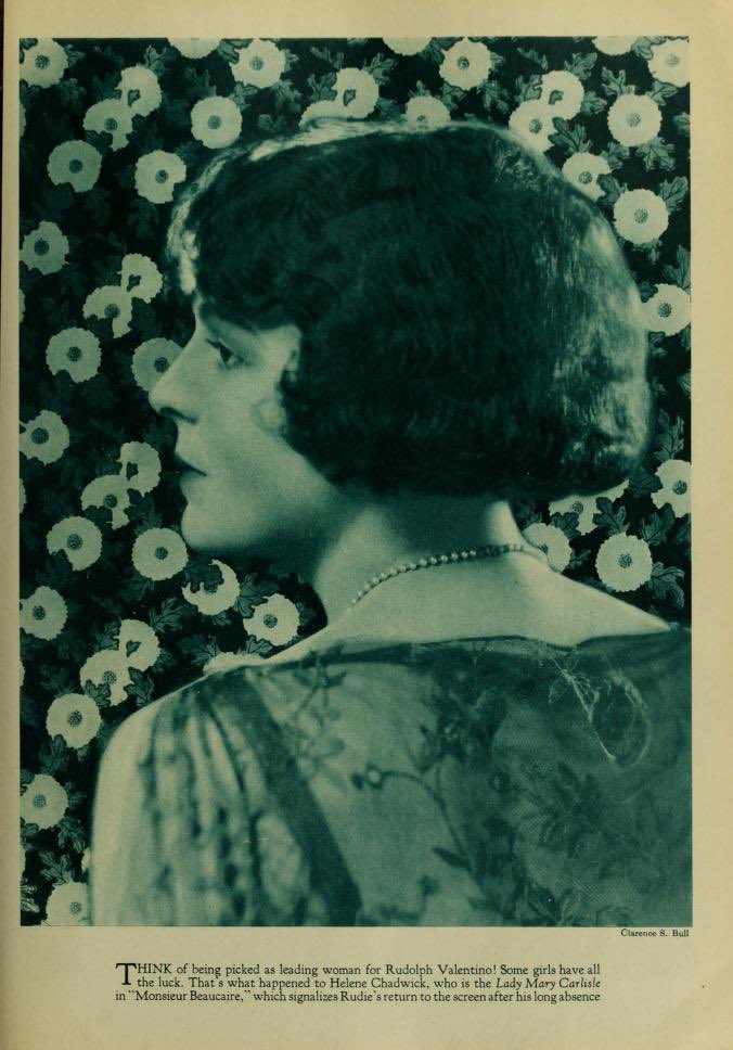 Rather lovely portraits of Theodosia and Helene by Clarence S. Bull from Photoplay magazine May 1924