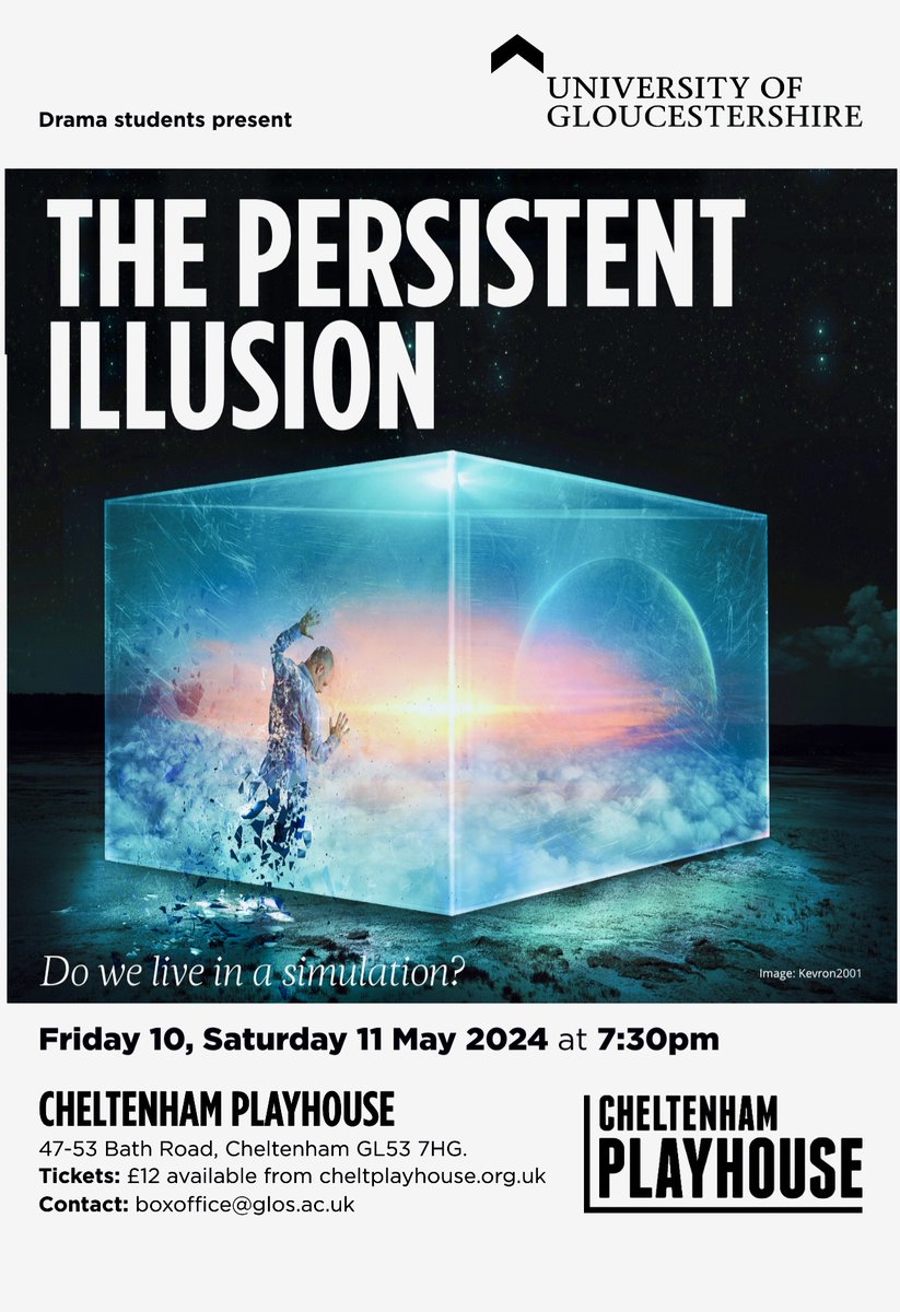 Adam, a member of the fantom fam, will be starring in 'The Persistent Illusion' next week in Cheltenham! cheltplayhouse.org.uk/CheltPlayhouse…