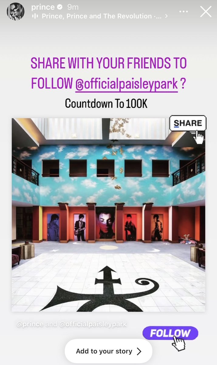 Please Join Our 100K IG Campaign for PaisleyPark 💜