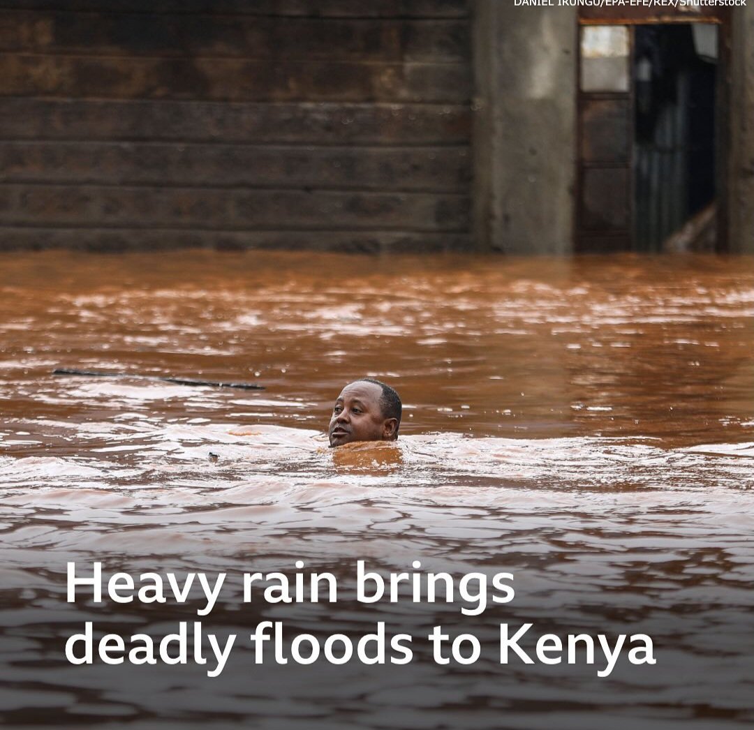 The floods in most parts of the country have brought Kenya to a standstill.169 people have died.
It's a sad situation.Climate change is here.We need to act now. 
#ClimateChange
#FixTheFinance
#ClimateAction