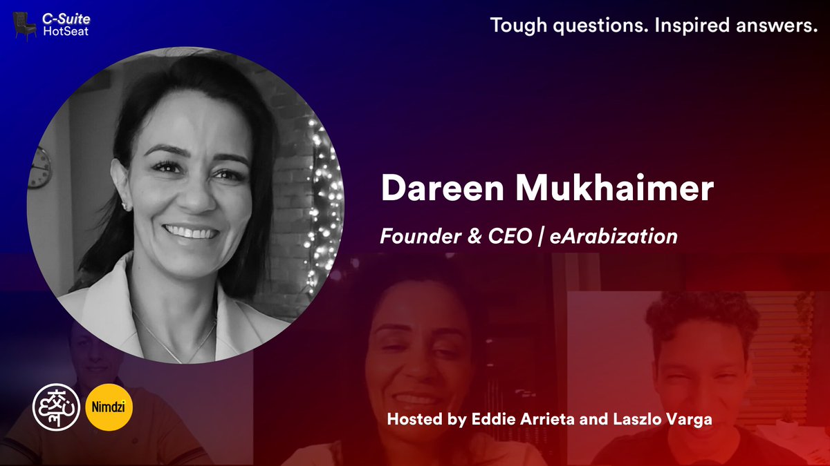 E_Arabization's tweet image. Dive into the world of entrepreneurship with our founder, Dareen Mukhaimer! 

Get ready for an engaging interview filled with her experiences, the keys to achieving success, and a sprinkle of fun facts about her interests

linkedin.com/posts/c-suite-…

@multilingualmag