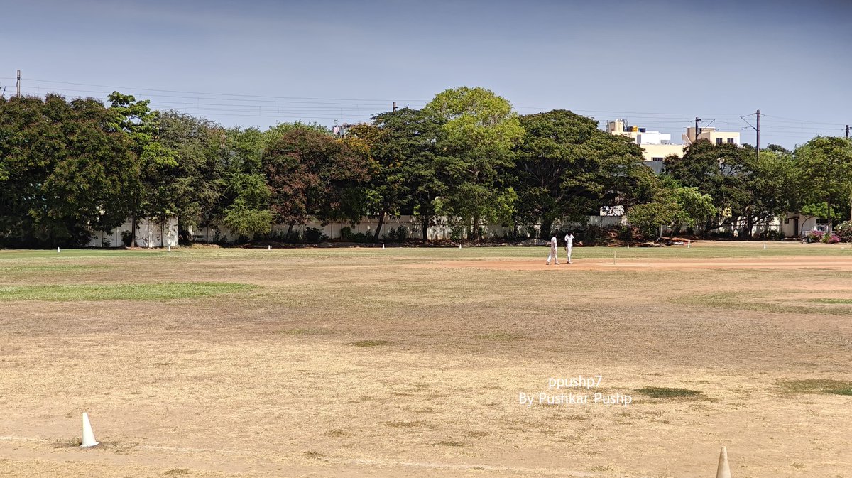 During the last visit, Marina Stadium was missed, but this time it's covered. The stadium hosted a Ranji match in 1940, featuring an inter-provincial South Zone game btw Madras and Mysore. 
#RanjiTrophy #Chennai #CricketTwitter