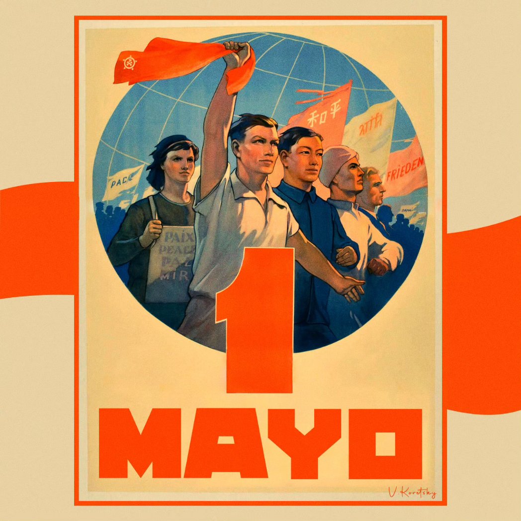¡Feliz 1 Mayo! ¡Que viva la lucha obrera¡
#1deMayo2024 #diadeltrabajador #1m