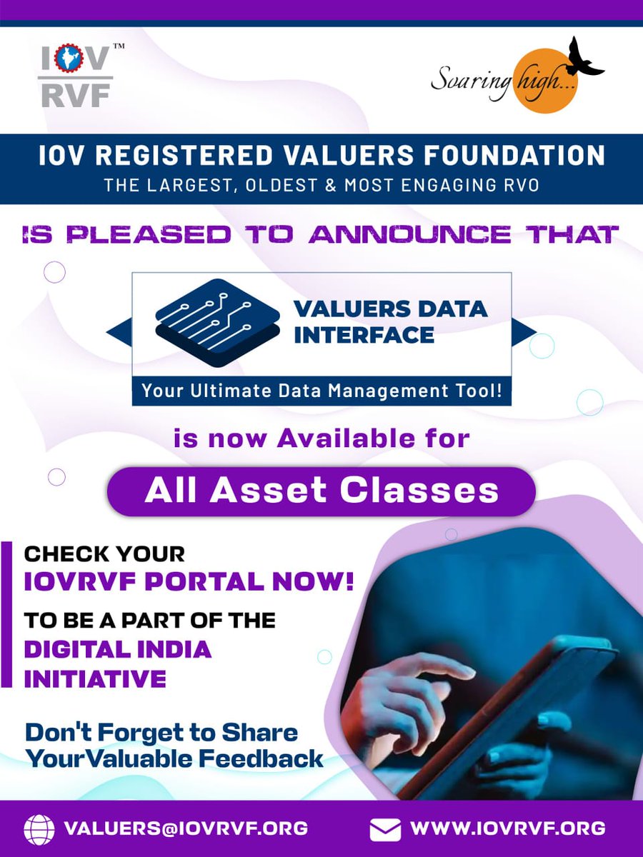 We are introducing the Valuers Data Interface for All Asset Classes Registered Valuers! Access VDI features through IOV RVF portal now, and elevate your professional experience! learn more: vdi.iovrvfhub.org #VDI #IOVRVF #Digitally #LargestRVO #Valuationmatters #VDI